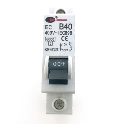 Lewden Control Gear CGD EC B40 40A 40 Amp MCB Circuit Breaker Type B
